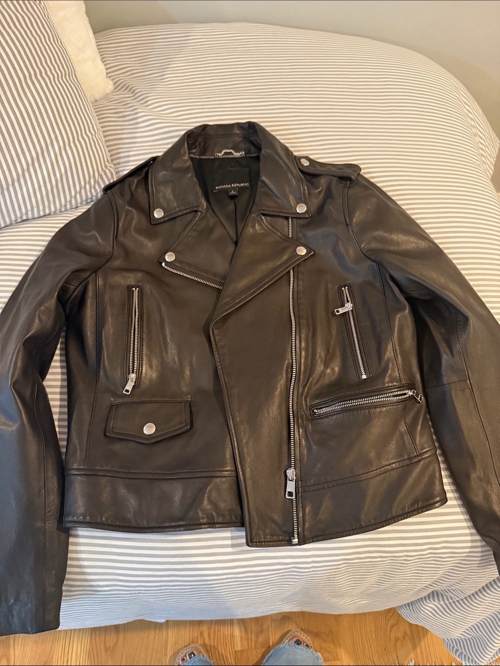 Black leather Jacket